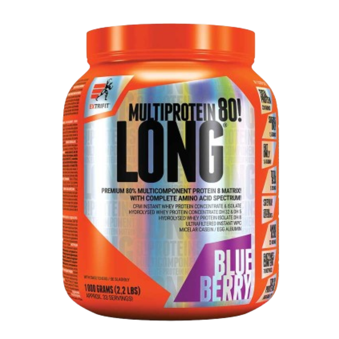 Extrifit LONG® 80 - MULTIPROTEIN 1000 g Baltyminis kokteilis
