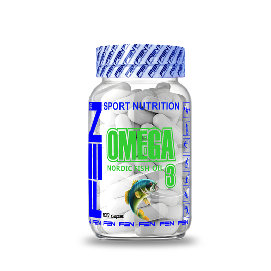 FEN Omega 3 Nordic Fish Oil 100 kaps. - žuvų taukai - FEN sport nutrition