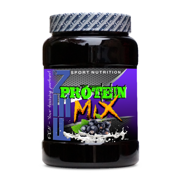 FEN Protein Mix - Olbaltumvielu kokteilis (melnādaina)