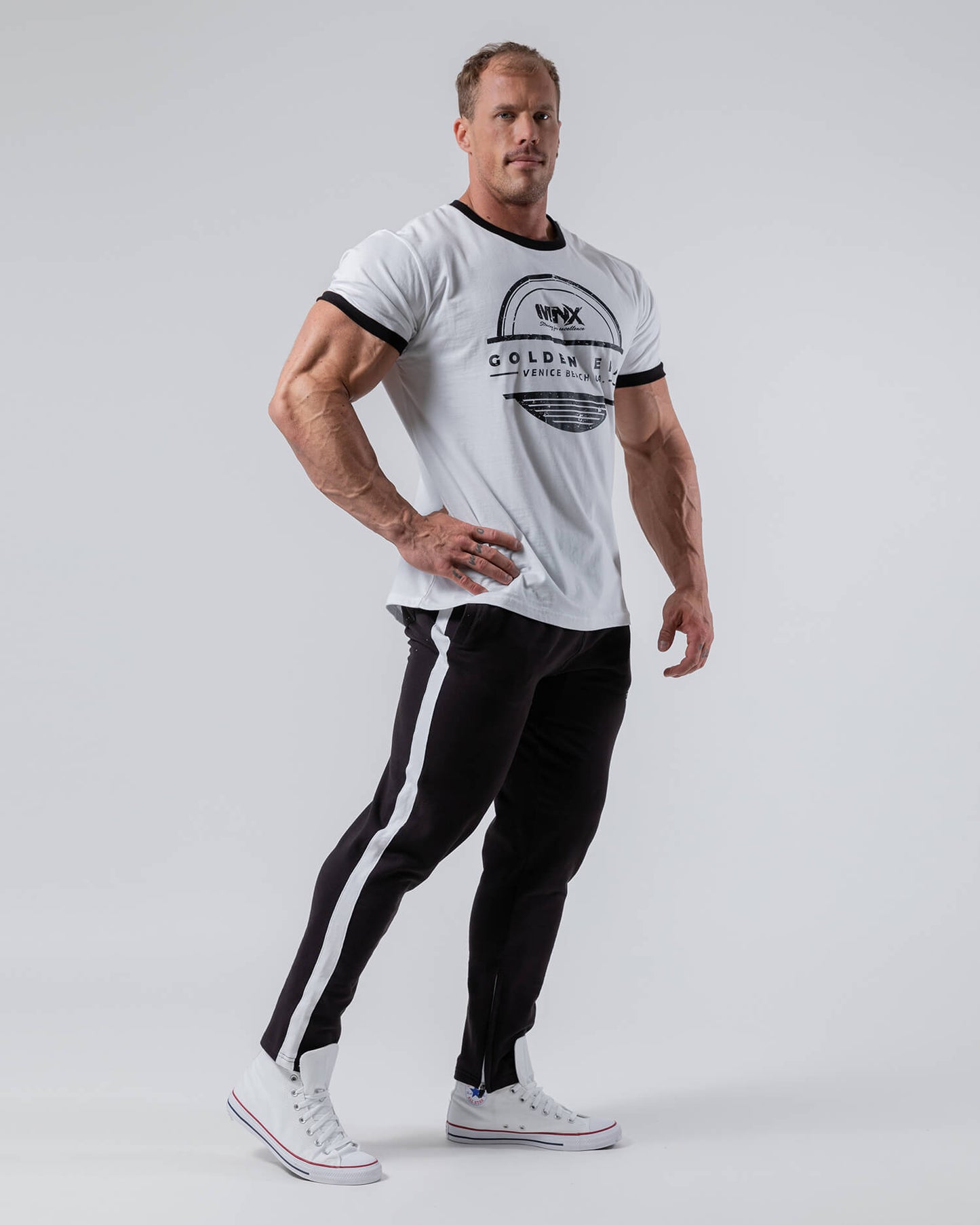 MNX classic T-shirts Golden Era White - FEN sport nutrition