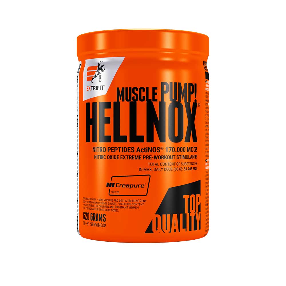 Extrifit Hell Nox pre workout 620 g. prieštreniruotinis produktas
