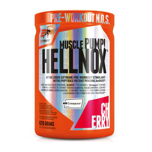 Extrifit Hell Nox pre workout 620 g. prieštreniruotinis produktas