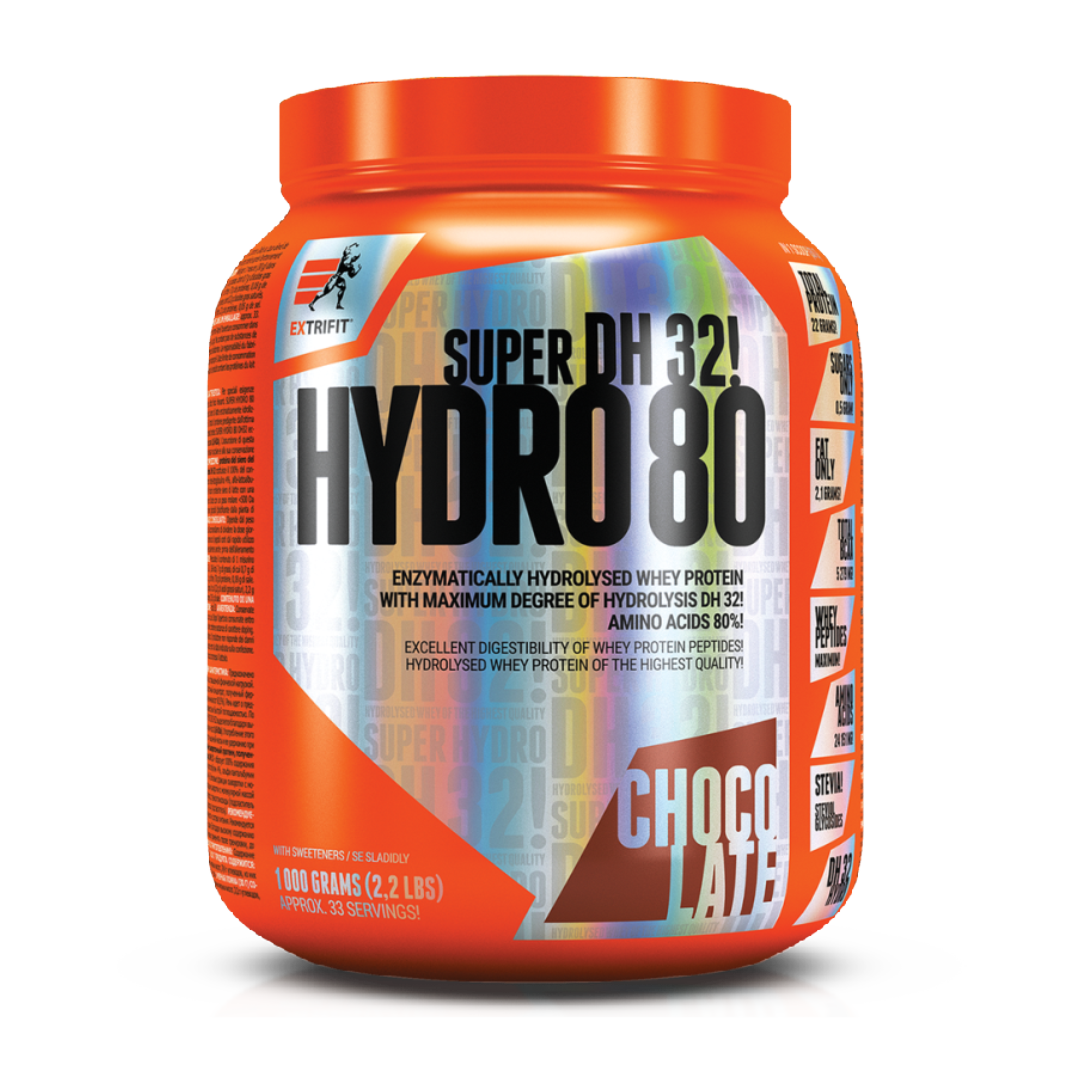 Extrifit Super Hydro 80 DH32 1000 g. Pieno išrūgų hidrolizatas