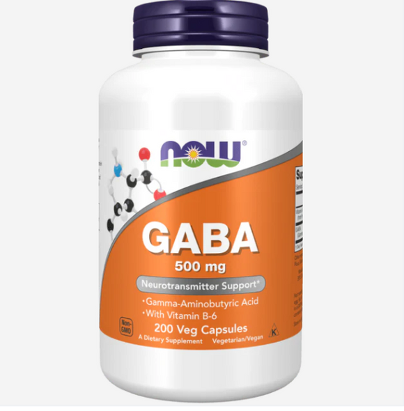 Tagad GABA 500 mg ar B6 - 200 KAPS (Vegan Kaps.)