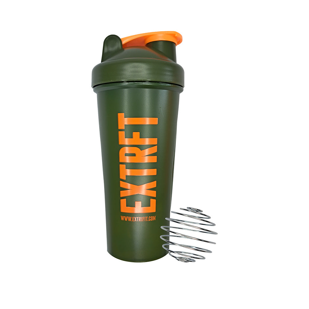 Extrifit sporto mitybos kokteilių plaktuvas su spirale, 600 ml, patvarus ir patogus naudoti sporto ir sveikatingumo reikmėms
